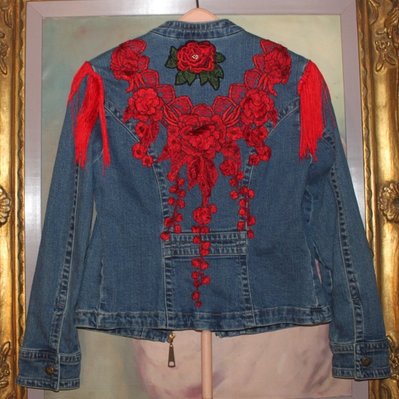 Embroidered Jean Jacket - Picture 8 of 8